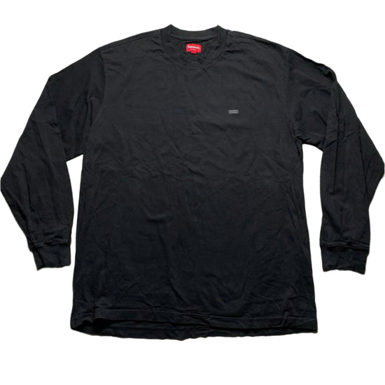 Supreme Black Long Sleeve T Shirt (XL)