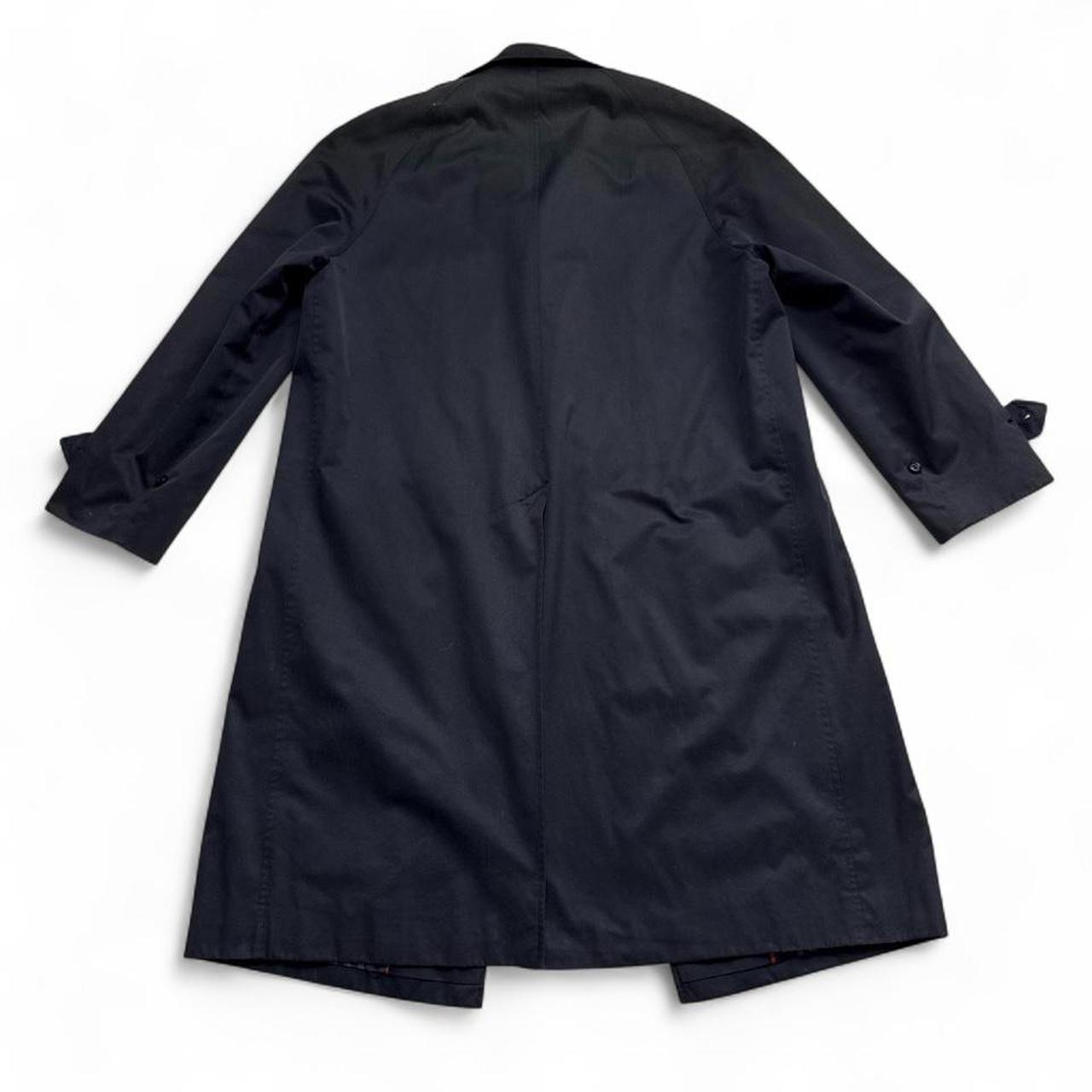 Burberrys Burberry Navy Novacheck Trench Coat (XL)