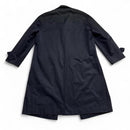 Burberrys Burberry Navy Novacheck Trench Coat (XL)