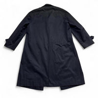 Burberrys Burberry Navy Novacheck Trench Coat (XL)