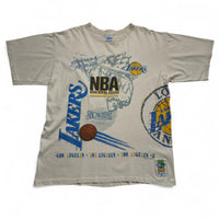 Salem Sportswear 90’s Single Stitch Los Angeles Lakers Showtime NBA Graphic T-Shirt