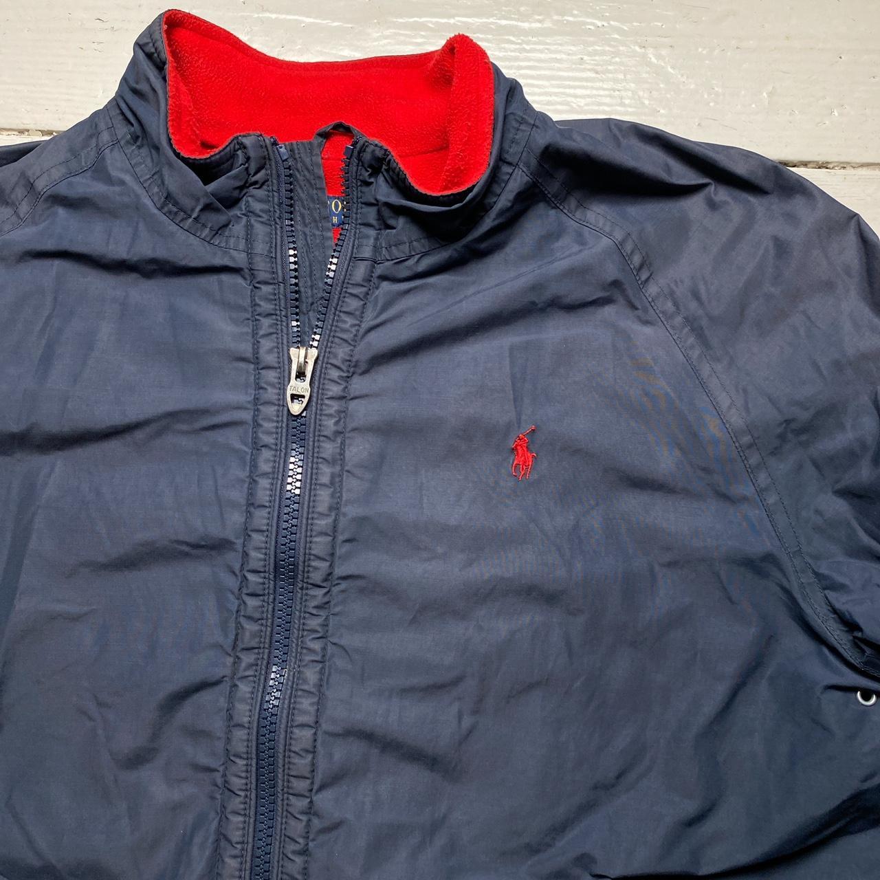 Polo Ralph Lauren Navy and Red Padded Fleece Coat