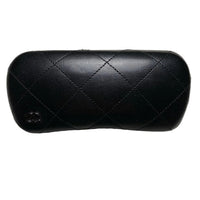 Chanel CC Black Leather Glasses Case