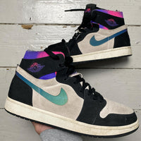 Nike Jordan 1 PSG Zoom White Black and Purple (UK 11.5)