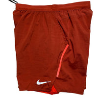 Nike Dri Fit Running Shorts Orange and Red (XL)