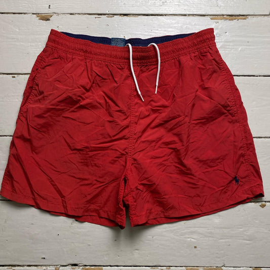 Polo Ralph Lauren Red and Navy Swim Shorts