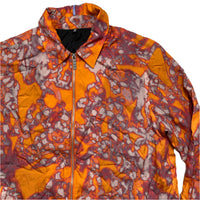 Striae by MCQ Alexander McQueen Orange and Pink Nylon Windbreaker Jacket (M)