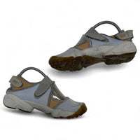 Nike Air Rift Baby Blue and Gold Trainers (UK 7.5)