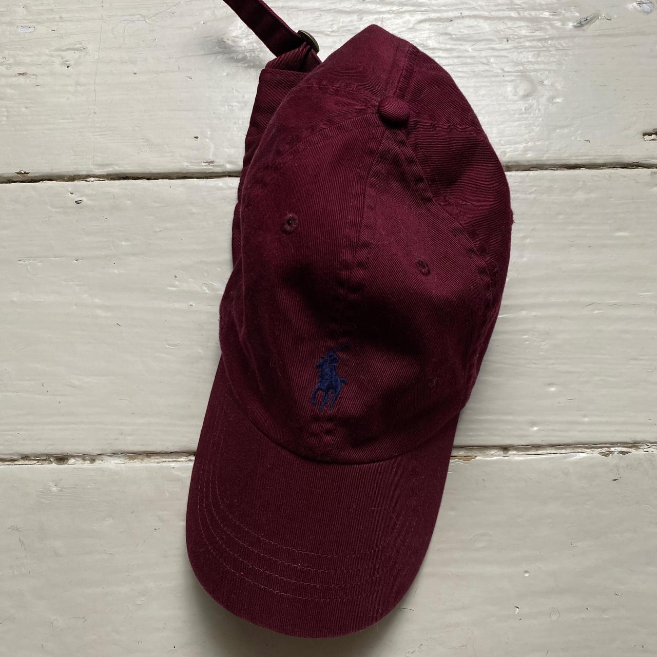 Polo Ralph Lauren Burgundy and Navy Vintage Cap