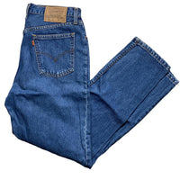 Levis 881 02 Vintage Orange Tab Blue Jeans (30W)