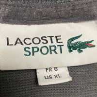 Lacoste Grey Long Sleeve Polo Shirt (XL)