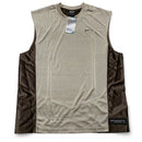 Nike Vintage y2k Brown and Cream Battlegrounds Vest (XL)