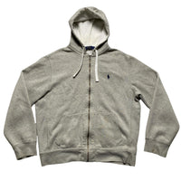 Polo Ralph Lauren Grey and Navy Hoodie (L)