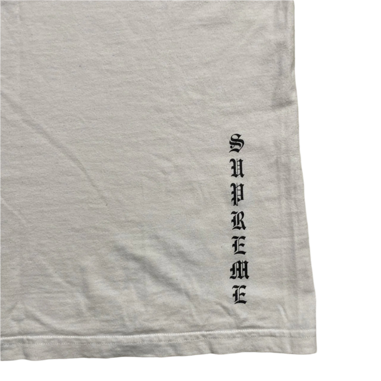 Supreme Black Sabbath White and Black Cross T Shirt (L)