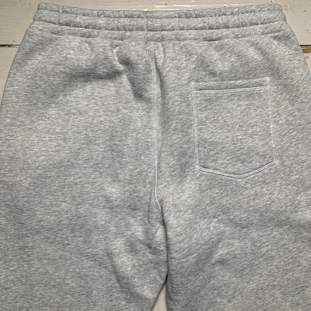 Heather Grey The Trio Contrast Stitch Sweatpants