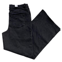 Good American Black Baggy Flared Jeans (14)