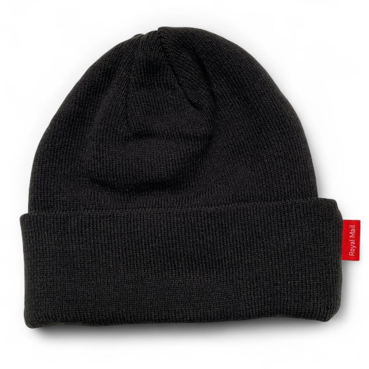 Royal Mail Black and Red Beanie Hat