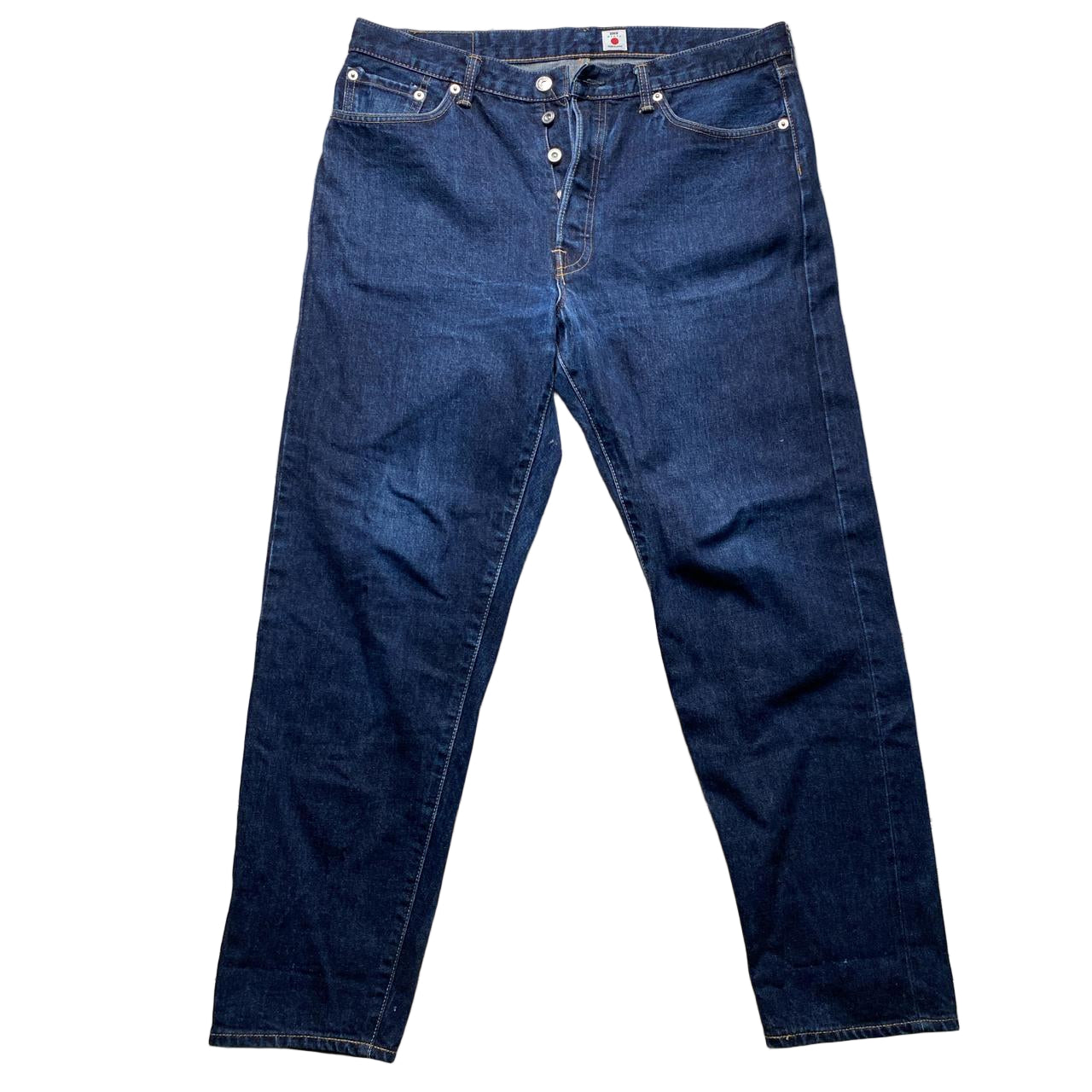Edwin Dark Navy Loose Tapered Baggy Jeans (34W)
