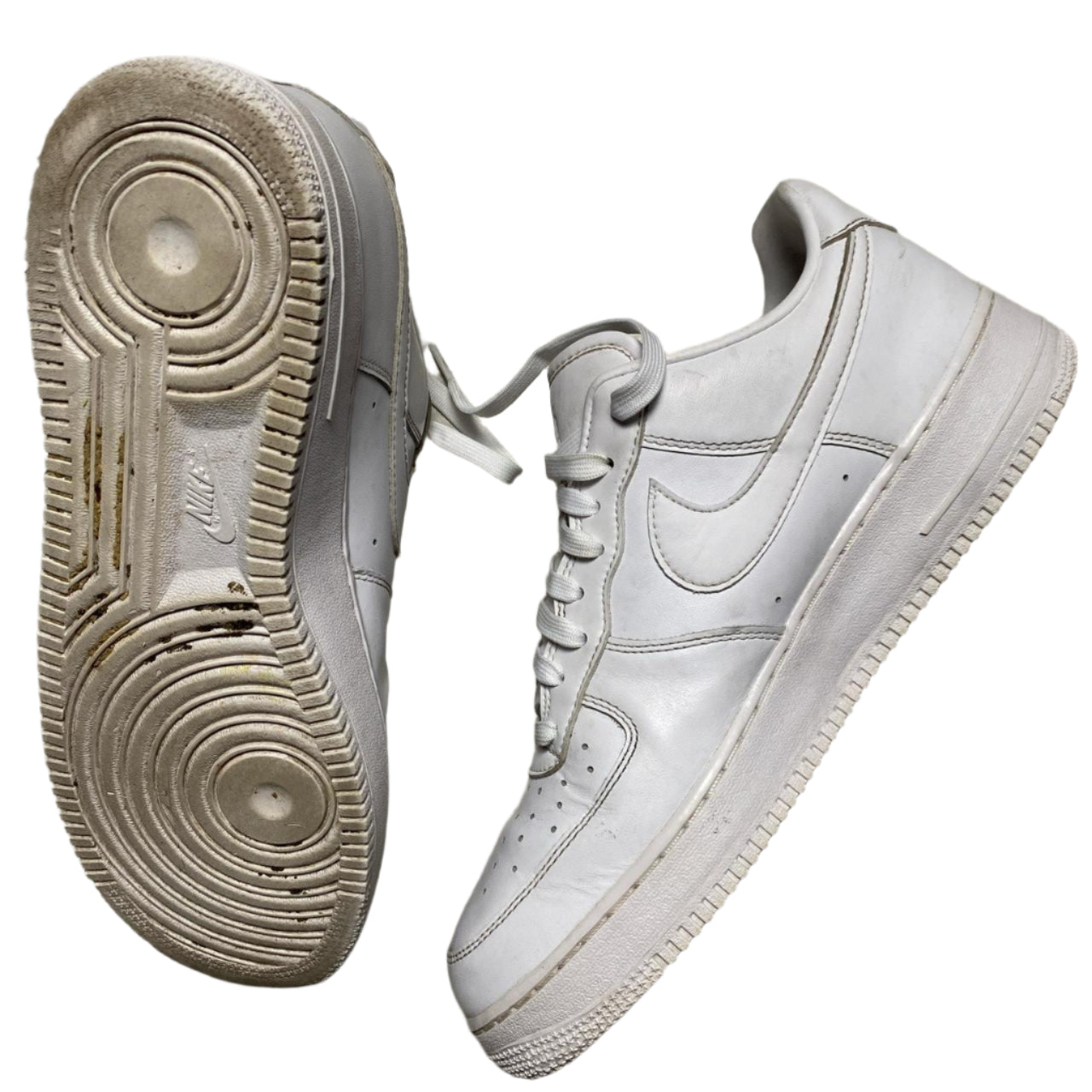 Nike Air Force 1 Premium Leather White (UK 11)