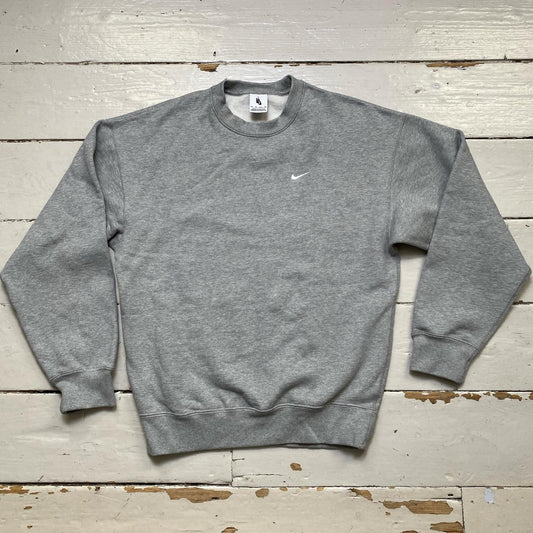 Nike NRG Grey and White Baggy Jumper