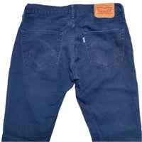 Levis 511 Navy Light Corduroy Slim Jeans (32W)