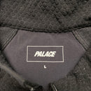 Palace Run It Black and White Thermal Quarter Zip Jumper (L)