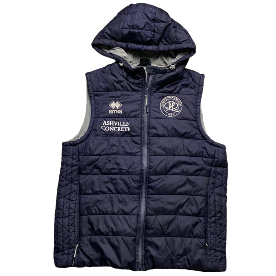 QPR Queens Park Rangers Navy and Grey Hooded Gilet (M)