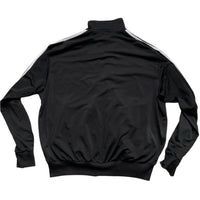 Adidas Originals Black and White Striped Tracksuit Jacket (2XL)