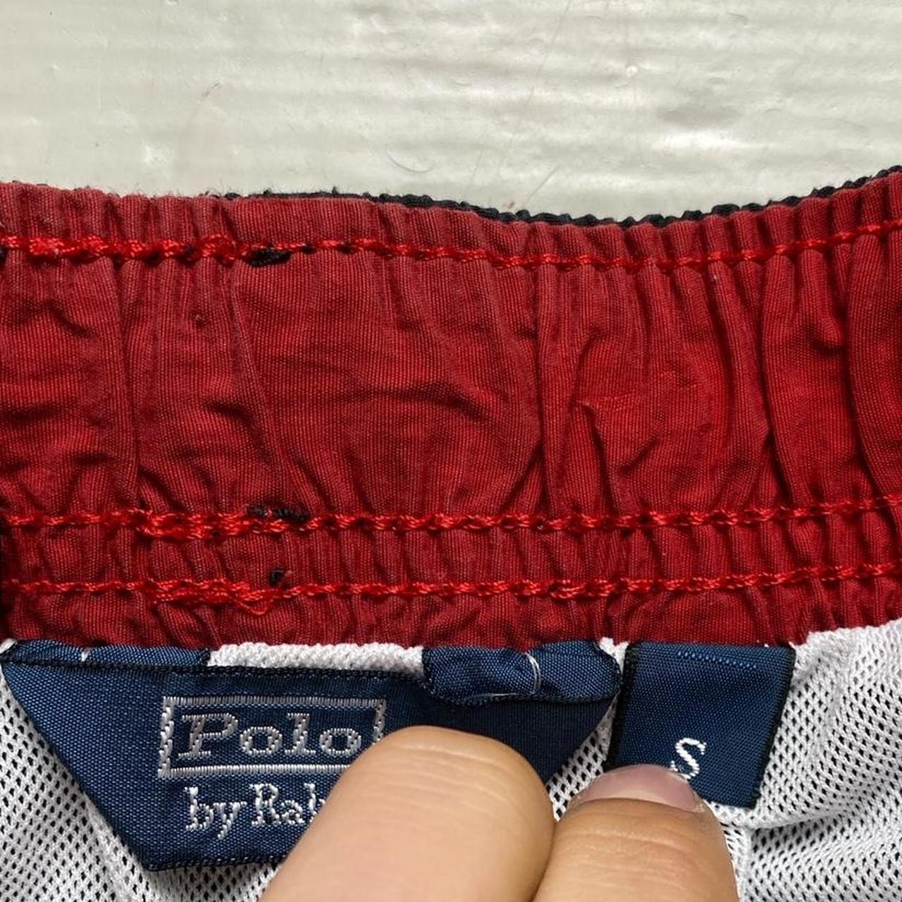 Polo Ralph Lauren Black and Red Swim Trunk Shorts