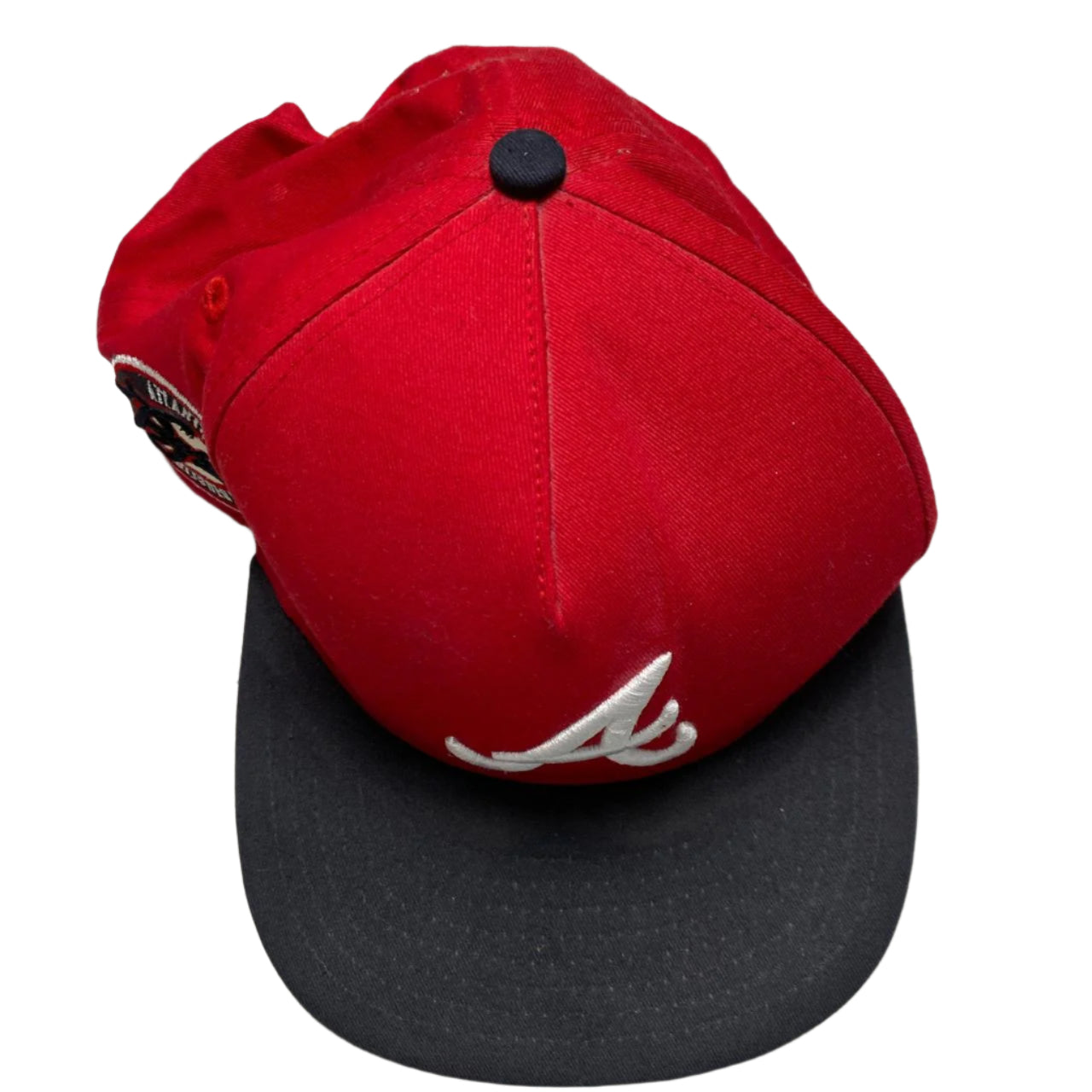 Atlanta Braves New Era Black and Red Snapback Cap
