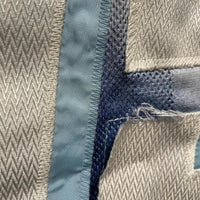 FUBU Vintage 90’s Light Blue Ombre Navy Blend White NFL Football Jersey (2XL)