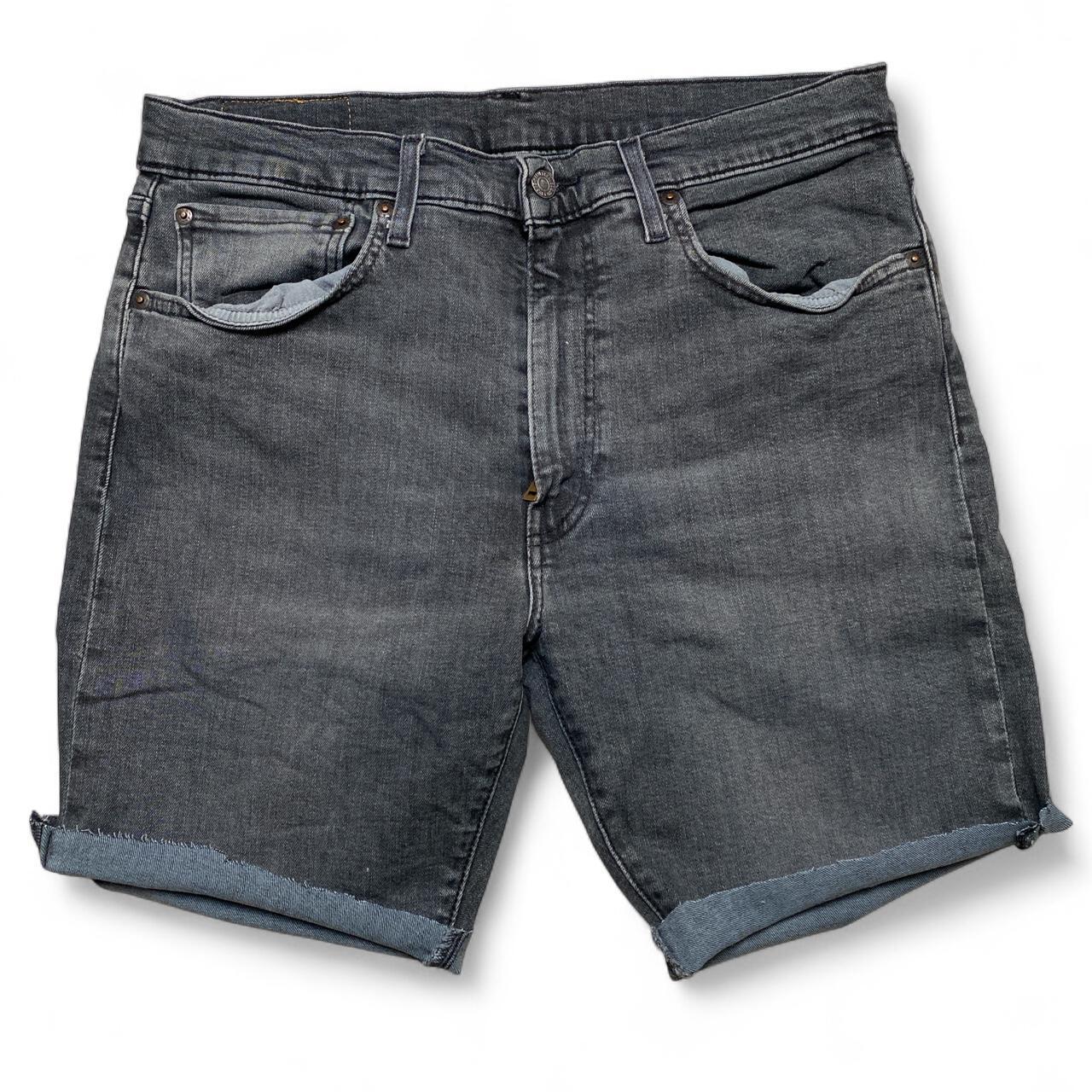 Levis 512 Cut Down Grey Jeans Jort Jean Shorts (34W)