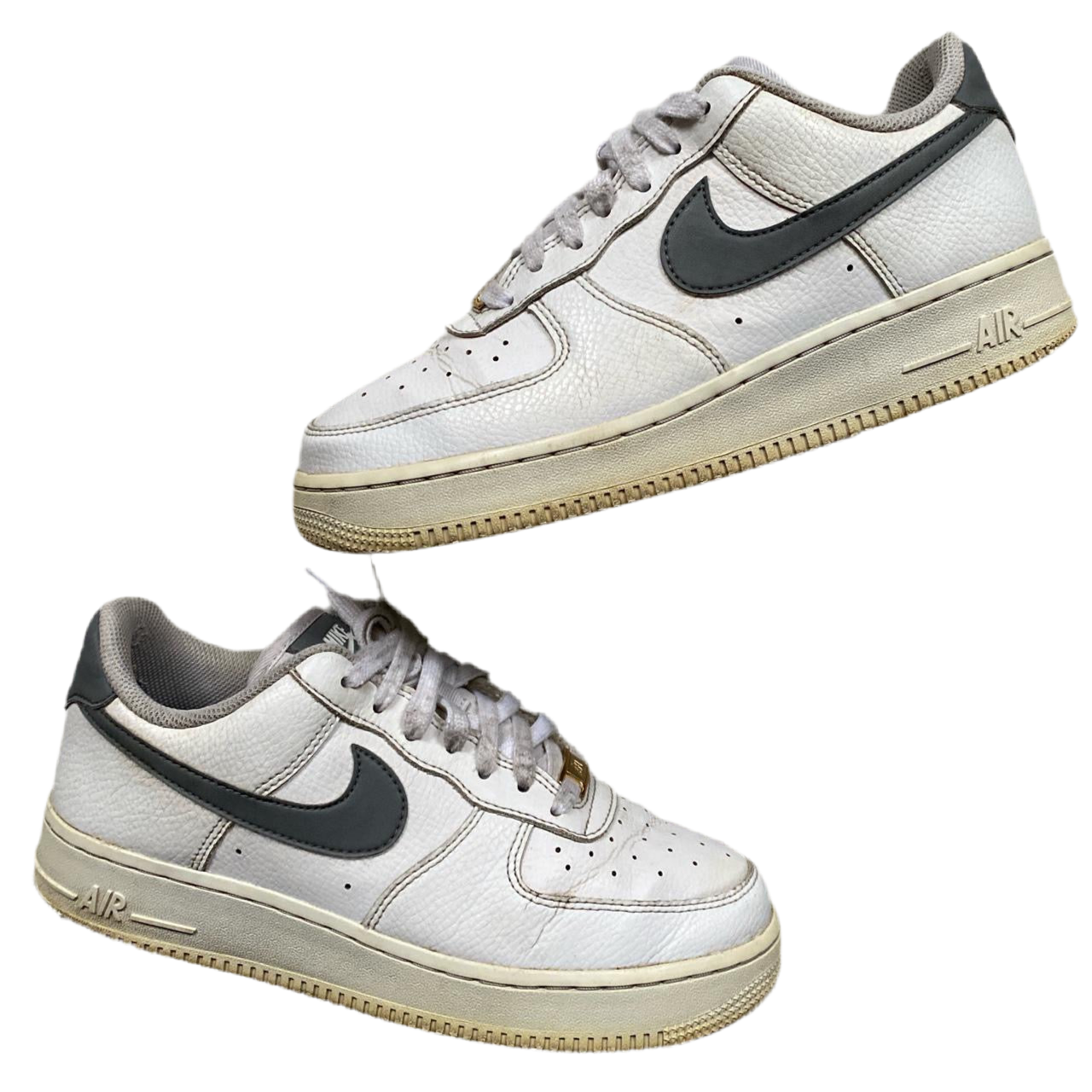 Nike Air Force 1 White and Grey (UK 6)