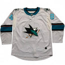 San Jose Sharks Hertl 48 White and Blue Hockey NHL Jersey (XL)