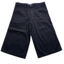 Criminal Damage Vintage Baggy Black Jort Jean Shorts (36W)