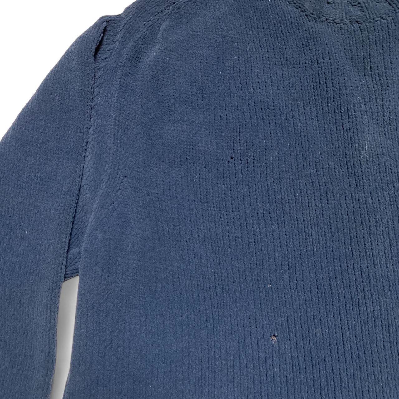 Stone Island Vintage 90’s Green Edge Navy Thick Jumper (XL)