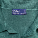 Ralph Lauren Vintage Green and Orange Pony Merino Wool Polo Shirt (XL)