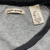 DKNY Grey Two Tone Jumper (L)