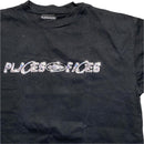 Places and Faces Corteiz Black ad Chrome T Shirt (M)