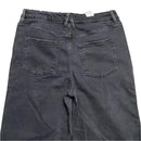 Good American Baggy Flared Black Jeans (12)