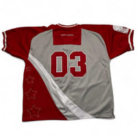 Dirty South Vintage y2k 90’s Red White and Grey Jersey (XL)