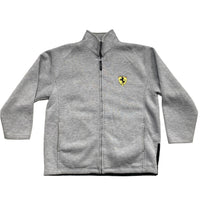 Ferrari Grey and Black Embroidered Zip Jumper Jacket (XL)