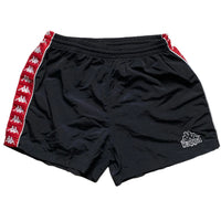 Kappa Black Red and White Shorts (L)