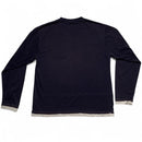 No Fear Eyes Vintage y2k Long Sleeve Navy Red and White T Shirt (XL)