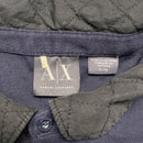 Armani Exchange Navy and Black Polo Shirt (XL)