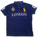 Polo Ralph Lauren London Great Britain Spellout Polo Shirt (XL)