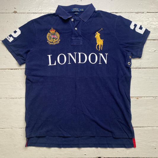 Polo Ralph Lauren London Great Britain Spellout Polo Shirt