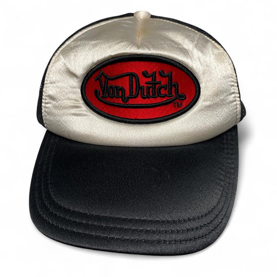 Von Dutch Black Red and White Trucker Cap