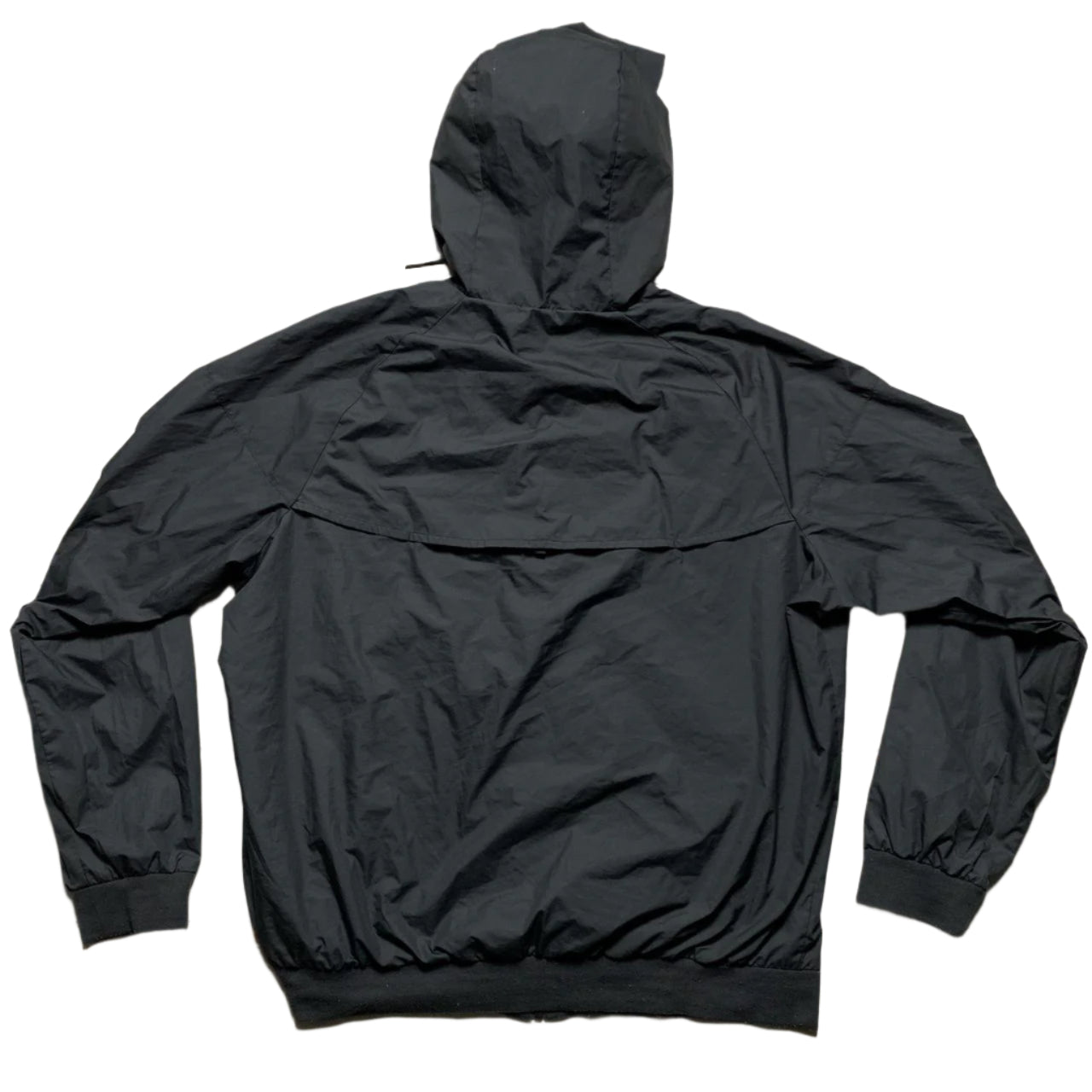 Nike Black and White Shell Windbreaker Jacket (XL)