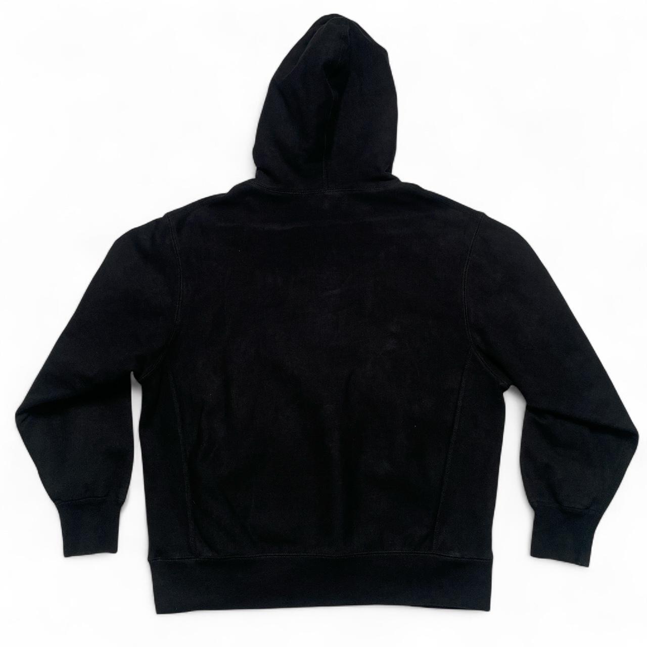 Supreme Cross Box Logo Black and White Hoodie (S)